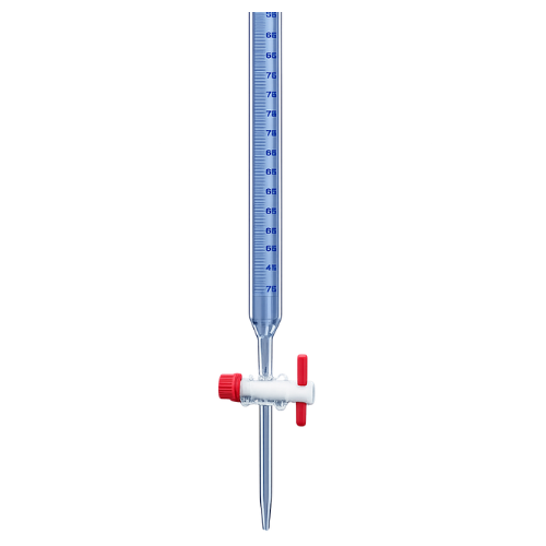 Burette with PTFE detachable stopcock, Class B