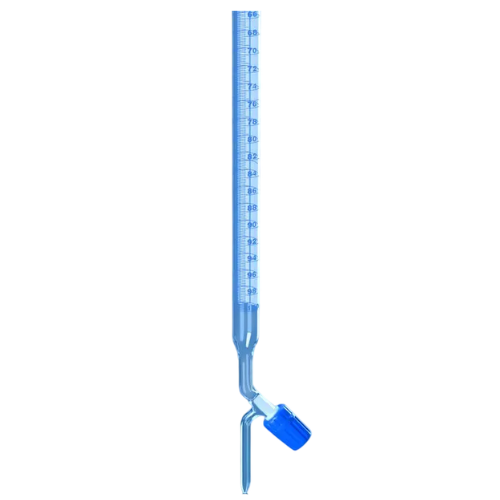 Class AS Schellbach stripe Burettes with PTFE needle valve stopcock