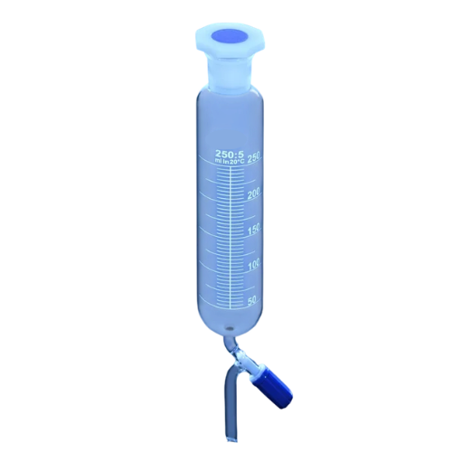 Funnel, Dropping, Cylindrical With Needle Valve Stopcock 