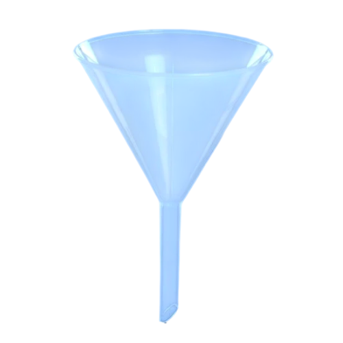Funnel, Long Stem, Smooth Walls