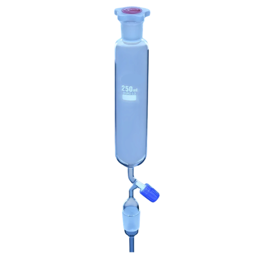 Funnel, Separating, Cylindrical With Needle Valve Stopcock 