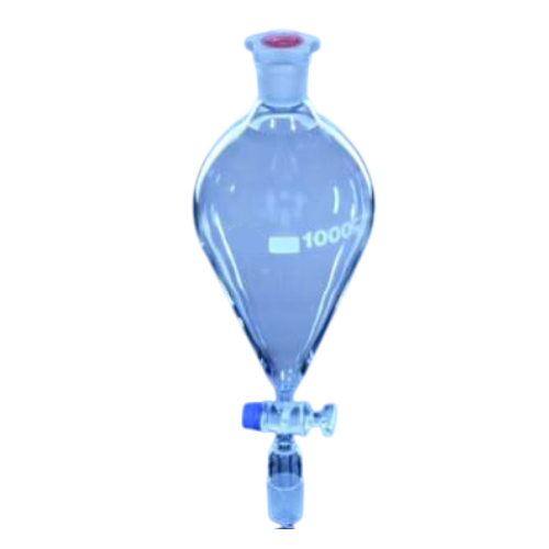 Funnel, Separating, Pear Shape With Glass Stopcock 