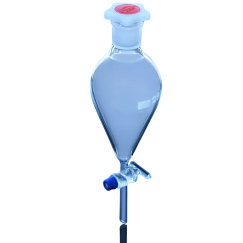 Funnel, Separating, Pear (ISO) Shape With Glass Stopcock 