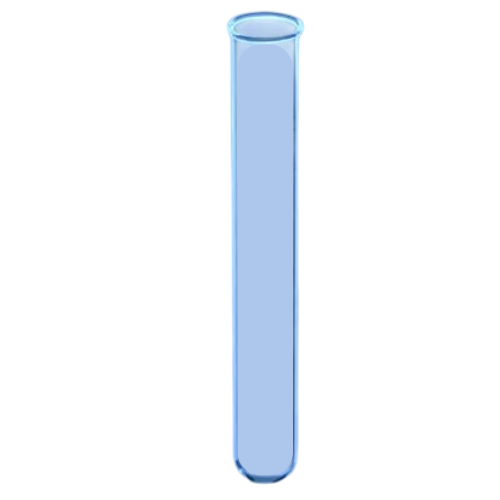 Test tube with rim, ISO