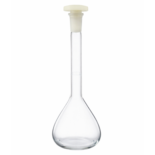 Trapezoidal Volumetric Flask, CLASS A, Clear Glass