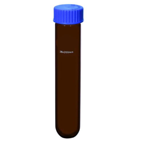 Tubes, Amber Culture Media, Round Bottom
