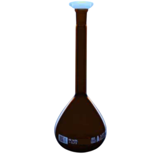 Volumetric Flask, Amber, Class A