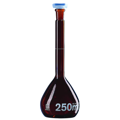 Volumetric Flasks, Amber Glass, Class-B
