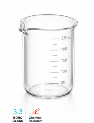 Beaker, Griffin/Low Form With Double Capacity  Scale, Heavy Wall